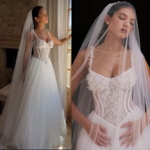 Nathalie House of CB White Wedding Dress